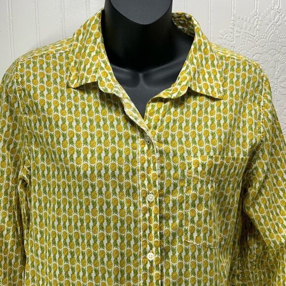 GOODTHREADS Long sleeve pineapple shirt - Picture 2 of 4